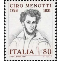 150th anniversary of the death of Ciro Menotti