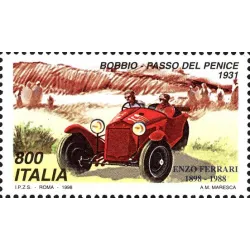 Weltbriefmarkenausstellung, Mailand - Tag Ferrari