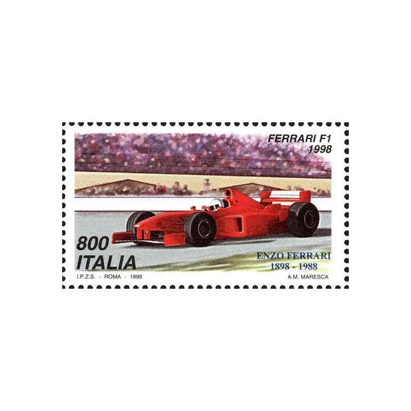 Weltbriefmarkenausstellung, Mailand - Tag Ferrari